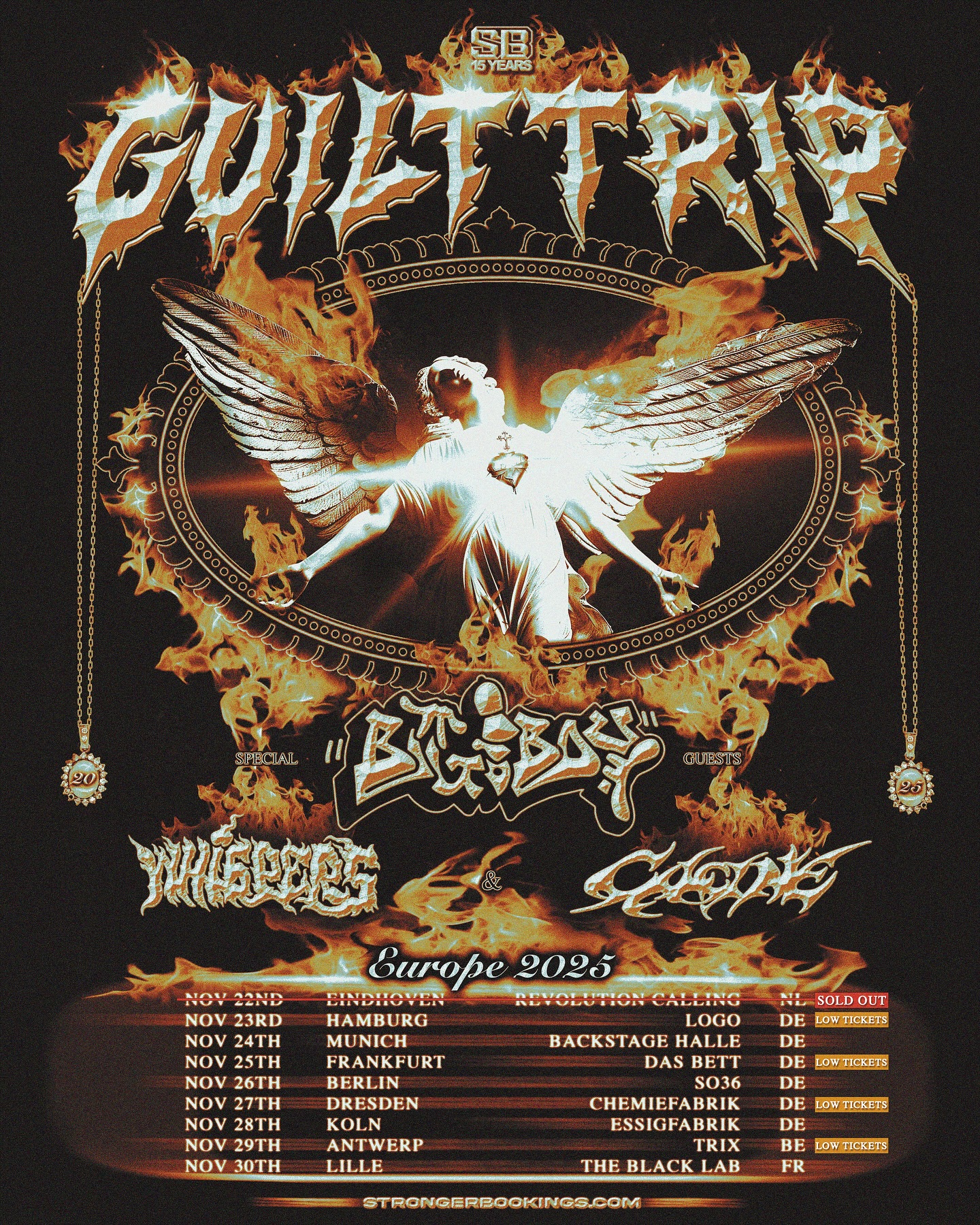 Guilt Trip 2026 live concert poster